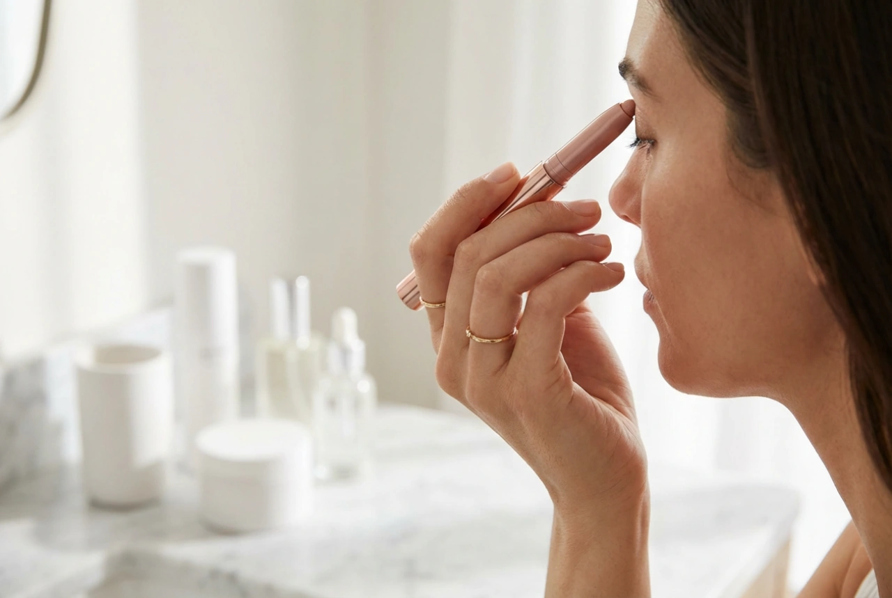 Øyenskygge i stiftform: rask sminke, blending og holdbarhet