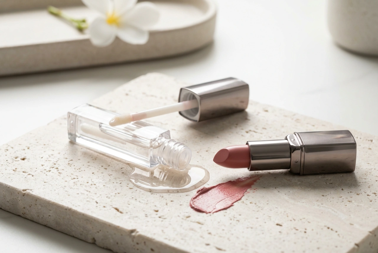 Lipgloss til dag og kveld: Påføring og kombinasjon med leppestift