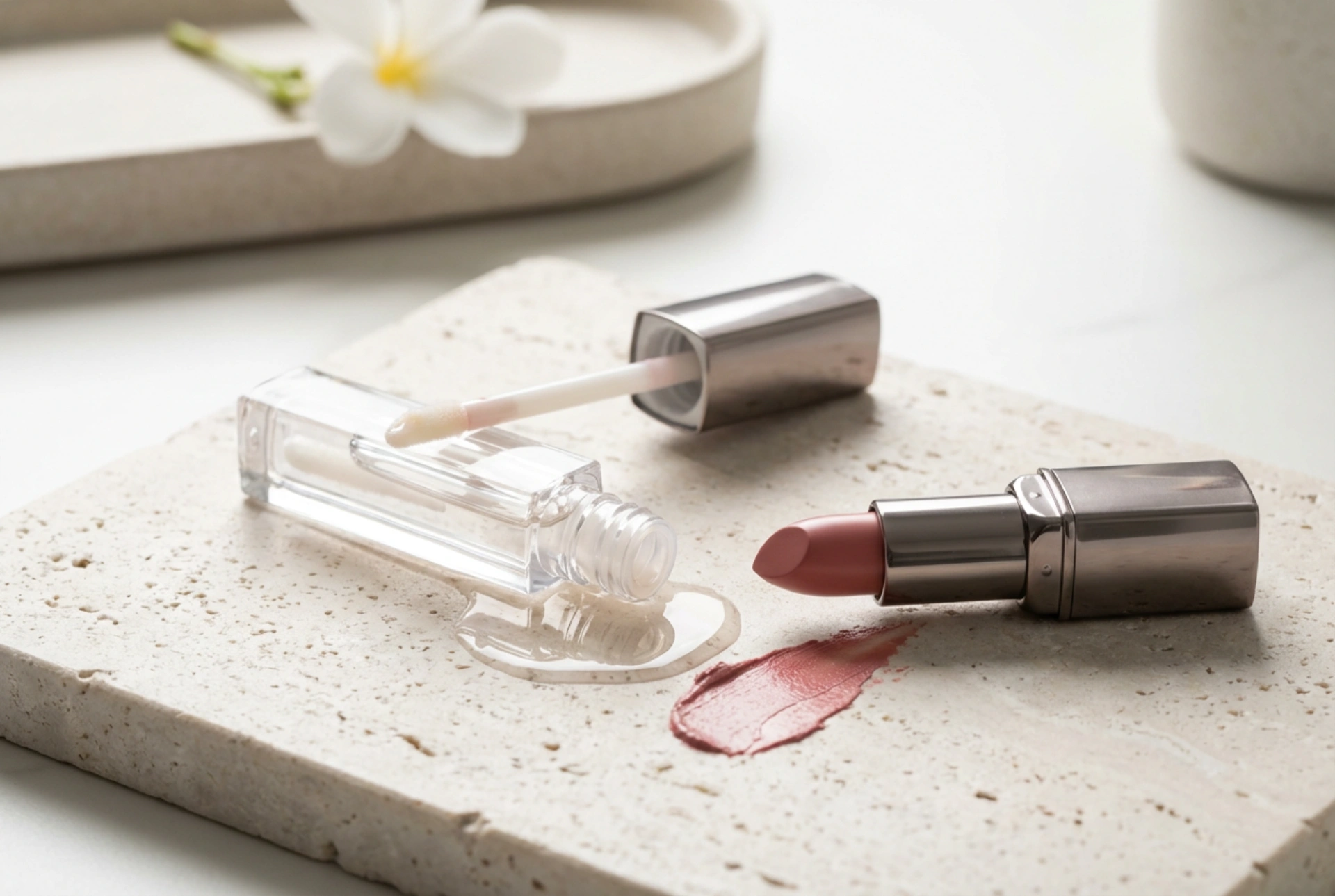 Lipgloss til dag og kveld: Påføring og kombinasjon med leppestift