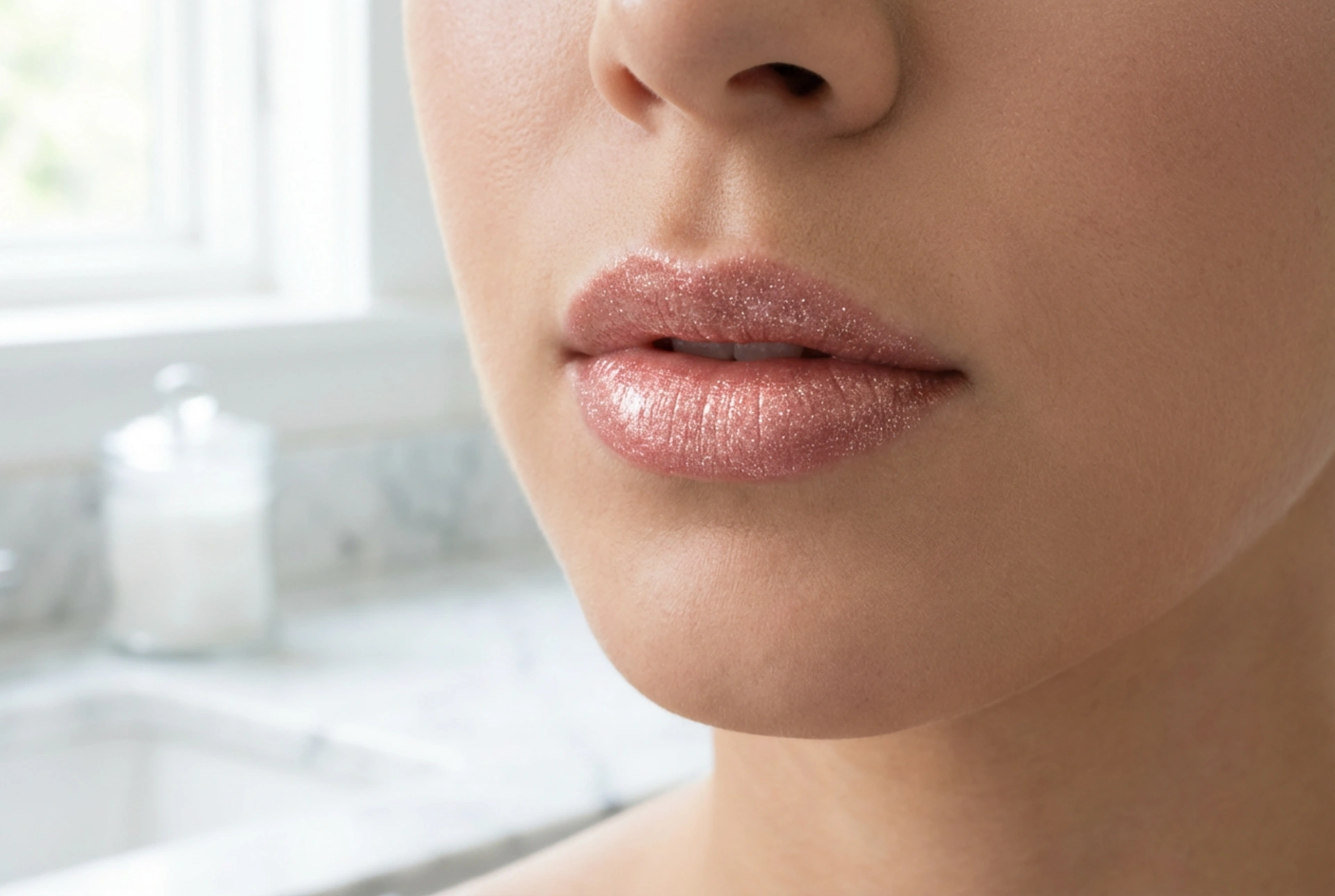 Lipgloss med glitter: Slik bruker du den for et elegant utseende